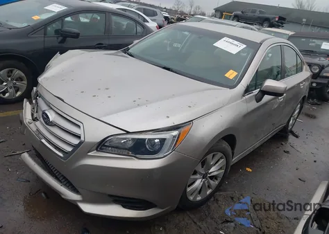 2017 Subaru Legacy 2.5I Premium из США, поврежденный, VIN 4S3BNAC66H3039637